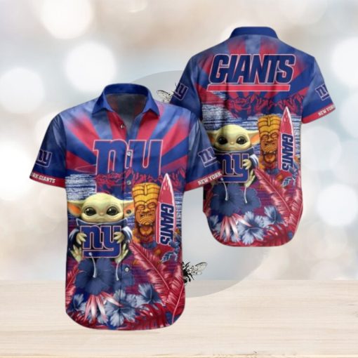 NFL New York Giants Baby Yoda Hawaiian Shirt