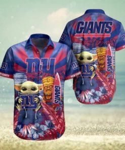 NFL New York Giants Baby Yoda Hawaiian Shirt