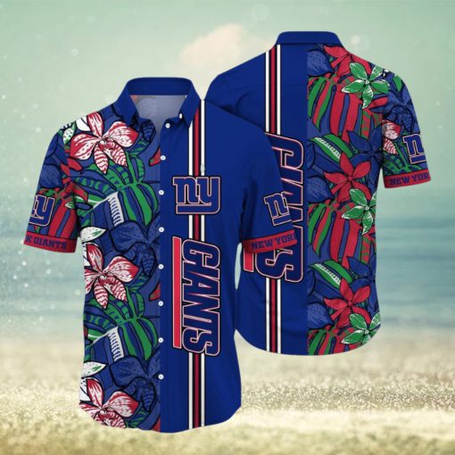 NFL New York Giants Hawaii Shirt Flower Chic Aloha Fashion