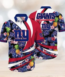 NFL New York Giants Hawaii Shirt Flower Classic Hawaiian Prints