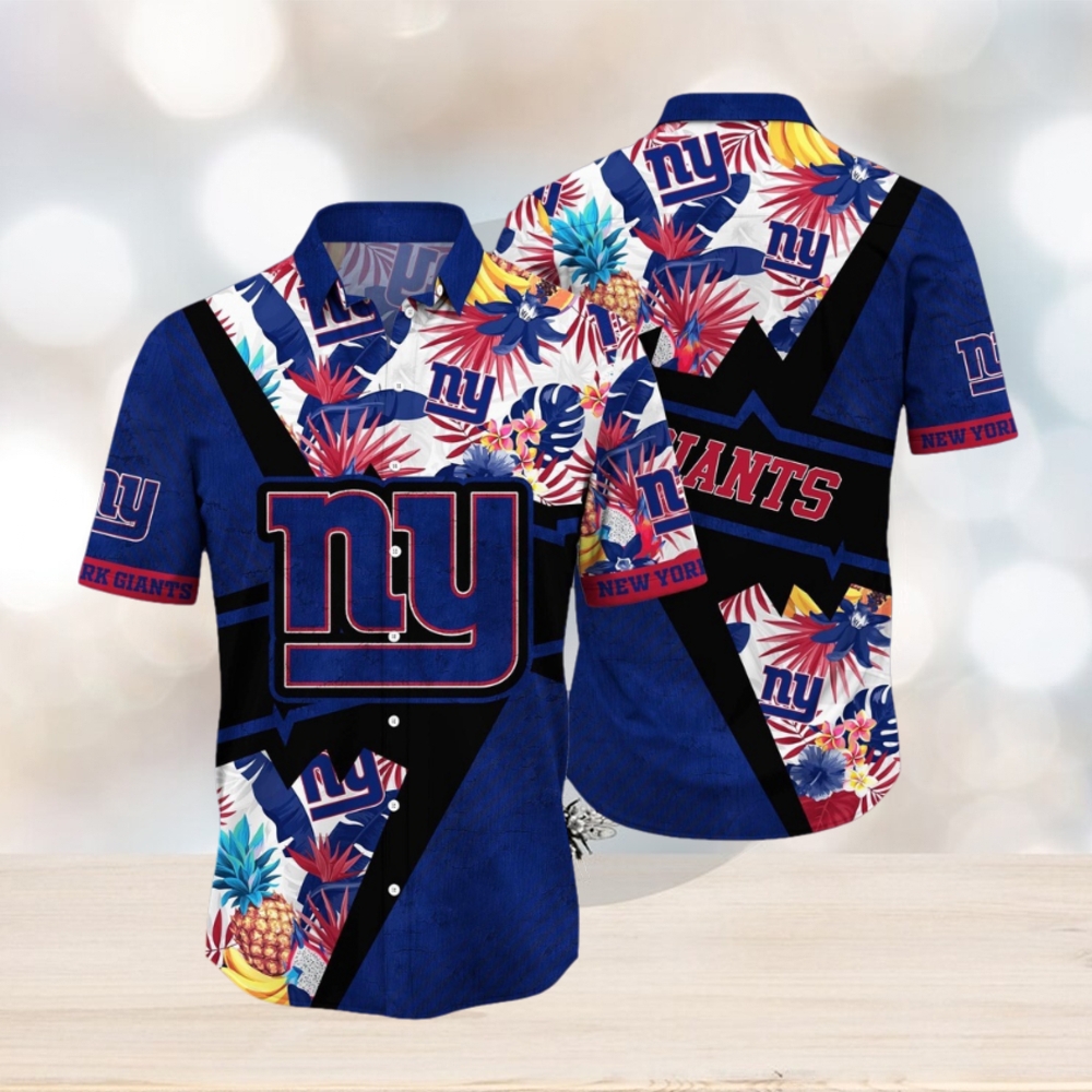 NFL New York Giants Hawaii Shirt Flower Island Inspired Apparel NFL New York Giants Hawaii Shirt Flower Island Inspired Apparel