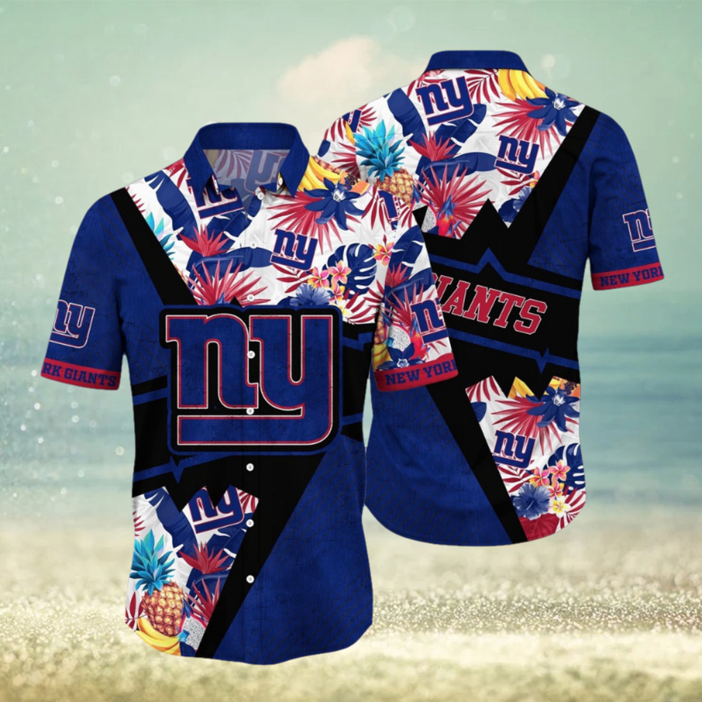 NFL New York Giants Hawaii Shirt Flower Island Inspired Apparel NFL New York Giants Hawaii Shirt Flower Island Inspired Apparel
