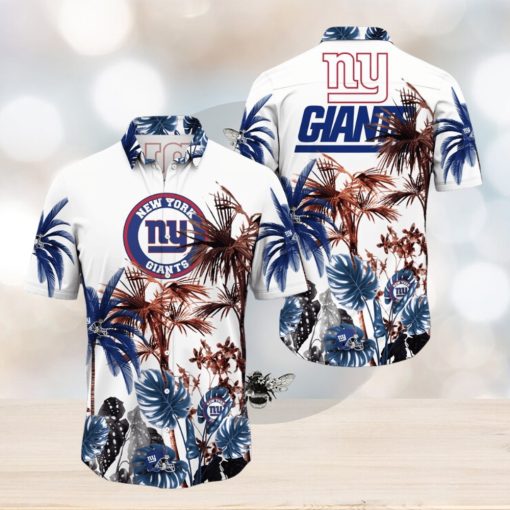 NFL New York Giants Hawaii Shirt Palm Tree Aloha Shirt For Fans