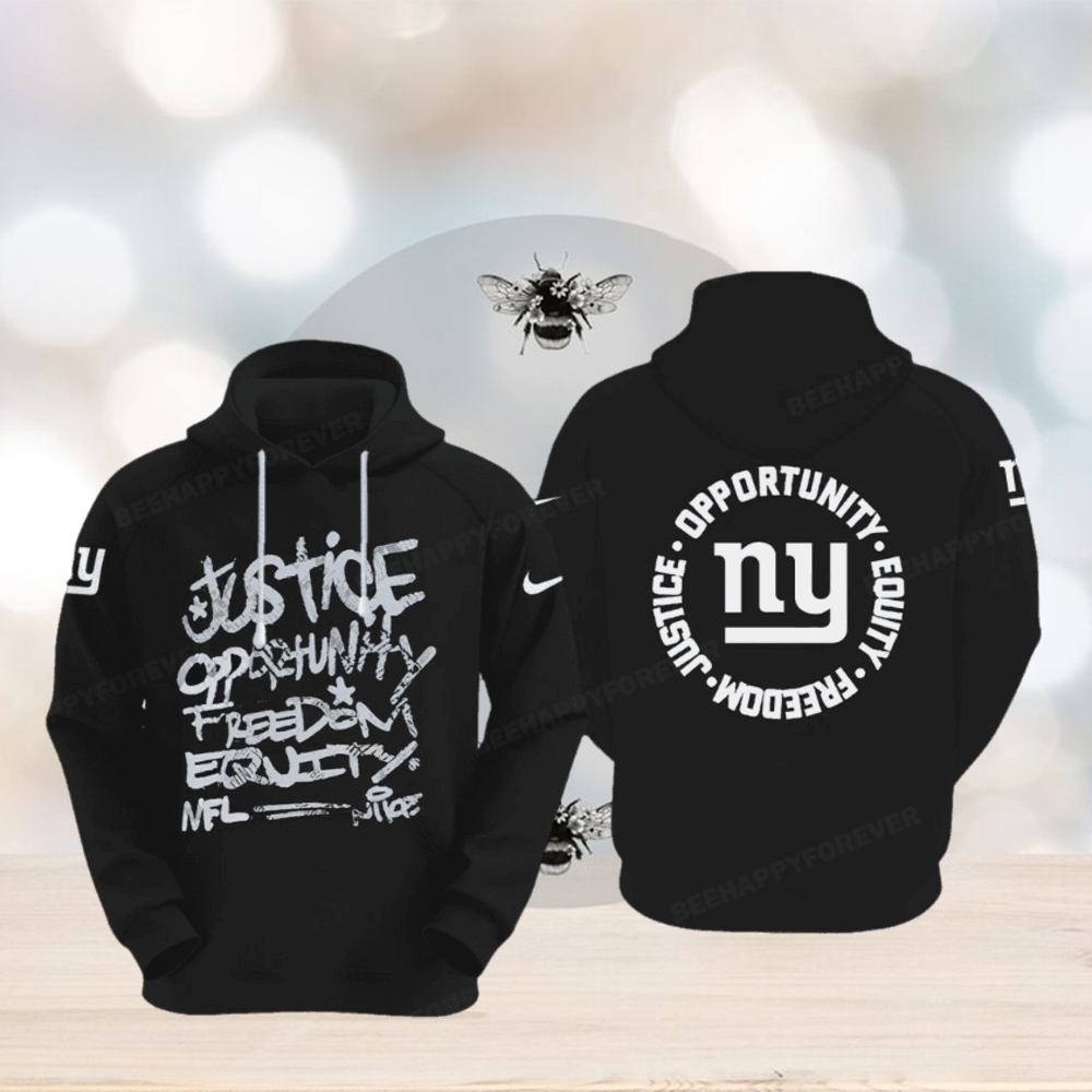 NFL New York Giants Justice Opportunity Equity Freedom Hoodie NFL New York Giants Justice Opportunity Equity Freedom Hoodie