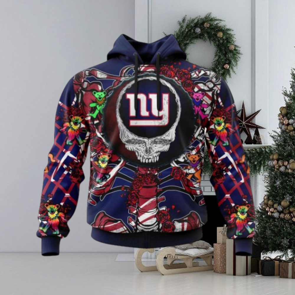 NFL New York Giants Mix Grateful Dead, Personalized Name & Number Specialized Concepts Kits 3D Hoodie NFL New York Giants Mix Grateful Dead, Personalized Name & Number Specialized Concepts Kits 3D Hoodie