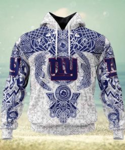 NFL New York Giants Norse Viking Symbols 3D Hoodie