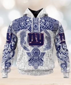 NFL New York Giants Norse Viking Symbols 3D Hoodie