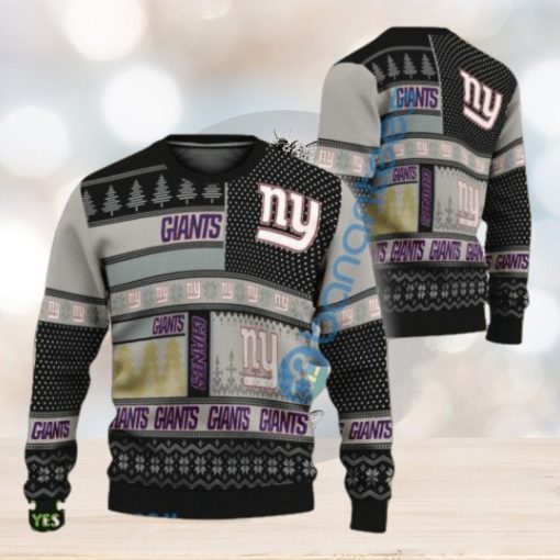 NFL New York Giants Slogan Design Ugly Christmas Sweater