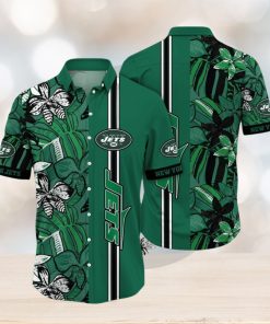 NFL New York Jets Hawaii Shirt Flower Chic Aloha Fashion