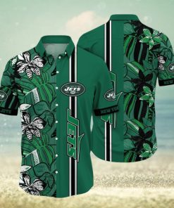 NFL New York Jets Hawaii Shirt Flower Chic Aloha Fashion