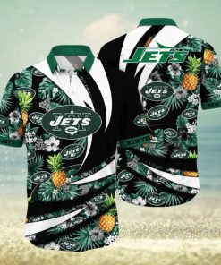 NFL New York Jets Hawaii Shirt Flower Classic Hawaiian Prints