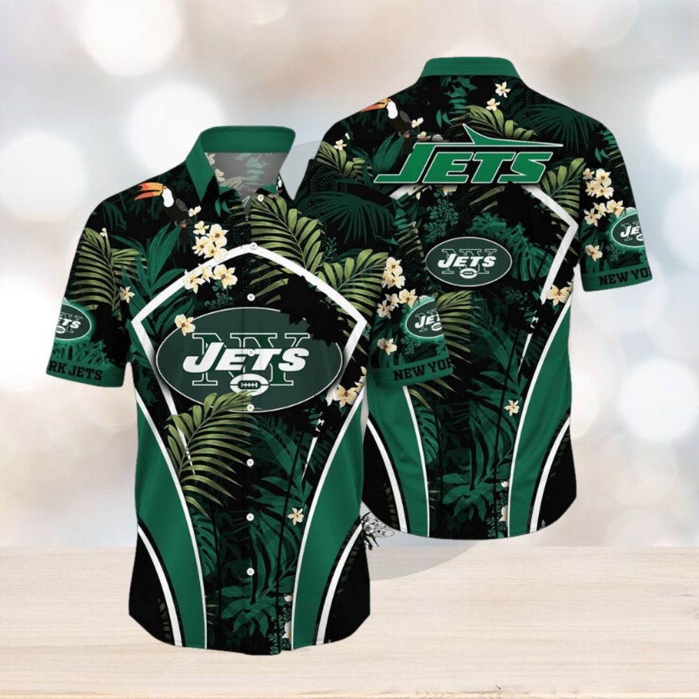 NFL New York Jets Hawaii Shirt Flower Vibrant Beachy Shirts NFL New York Jets Hawaii Shirt Flower Vibrant Beachy Shirts