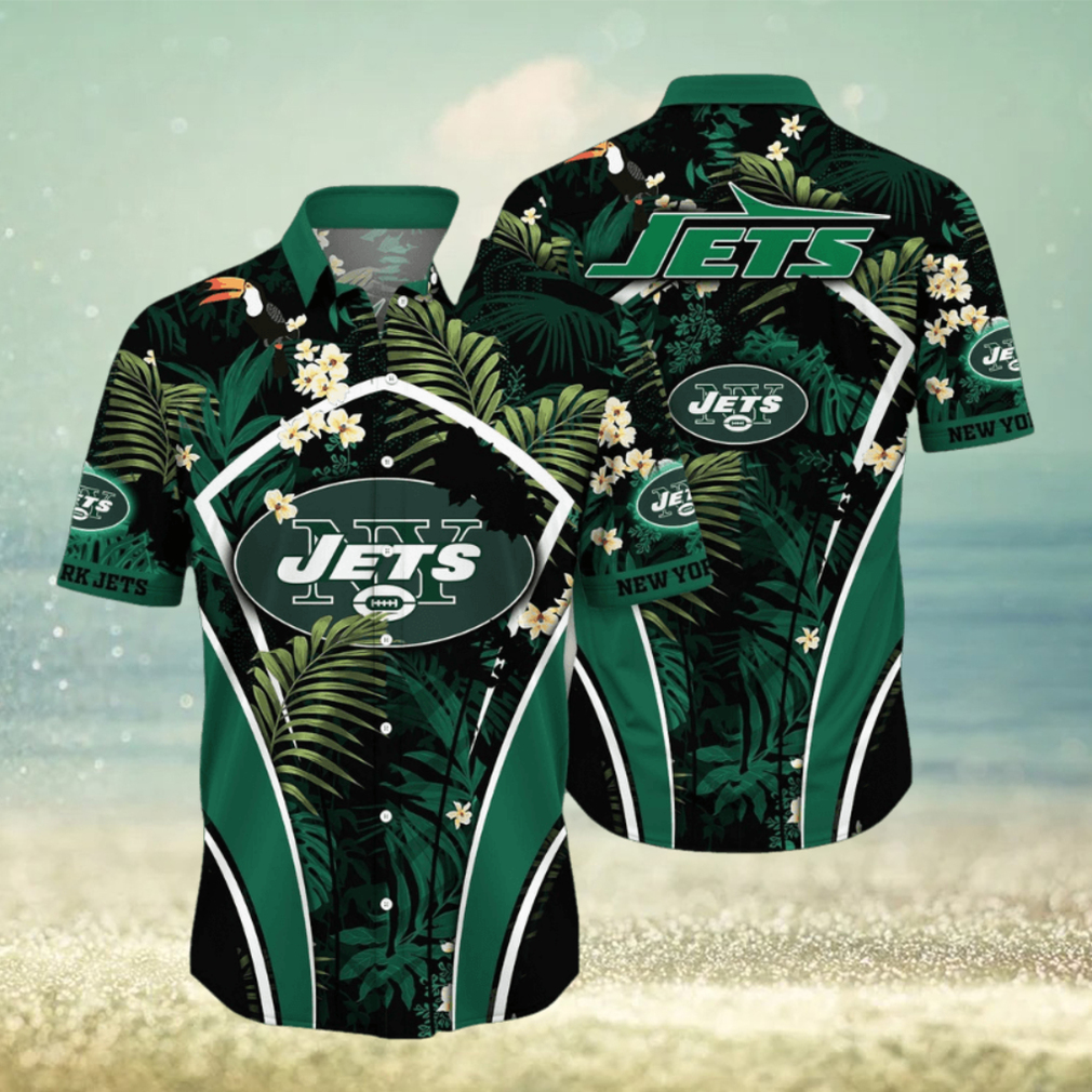 NFL New York Jets Hawaii Shirt Flower Vibrant Beachy Shirts NFL New York Jets Hawaii Shirt Flower Vibrant Beachy Shirts
