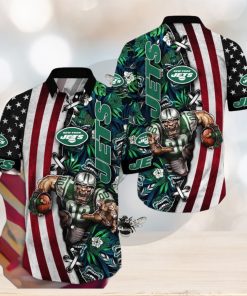 NFL New York Jets Hawaii Shirt Mascot Aloha Summer Shirt