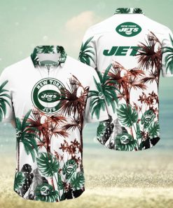 NFL New York Jets Hawaii Shirt Palm Tree Aloha Shirt For Fans