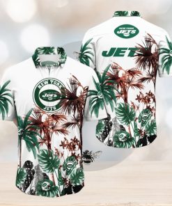 NFL New York Jets Hawaii Shirt Palm Tree Aloha Shirt For Fans