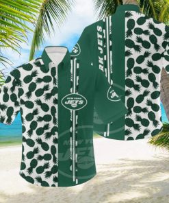 NFL New York Jets Pineapple Pattern Hawaiian Shirt Unisex