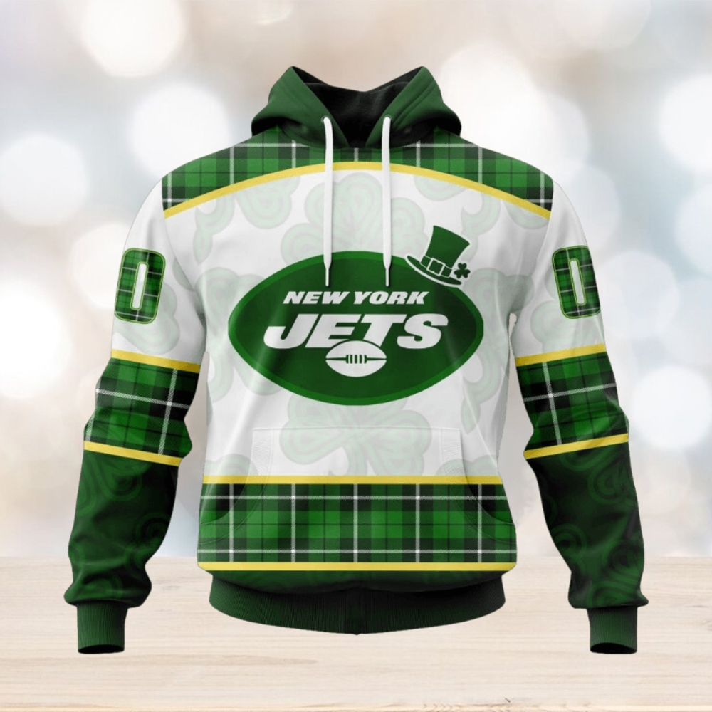 NFL New York Jets Special Design For St. Patrick Day Hoodie NFL New York Jets Special Design For St. Patrick Day Hoodie