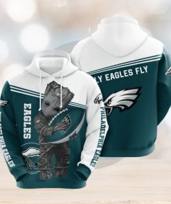 NFL Philadelphia Eagles Baby Groot Pullover Hoodie