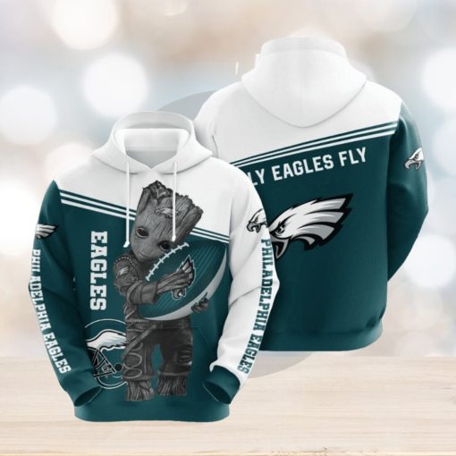 NFL Philadelphia Eagles Baby Groot Pullover Hoodie