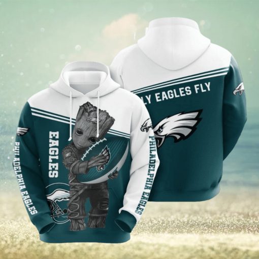 NFL Philadelphia Eagles Baby Groot Pullover Hoodie