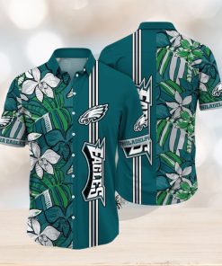 NFL Philadelphia Eagles Hawaii Shirt Flower Chic Aloha Fashion