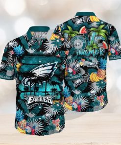 NFL Philadelphia Eagles Hawaii Shirt Flower Relaxed Island Wear