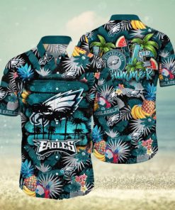 NFL Philadelphia Eagles Hawaii Shirt Flower Relaxed Island Wear