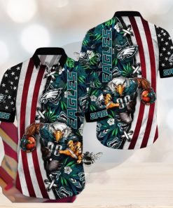 NFL Philadelphia Eagles Hawaii Shirt Mascot Aloha Summer Shirt