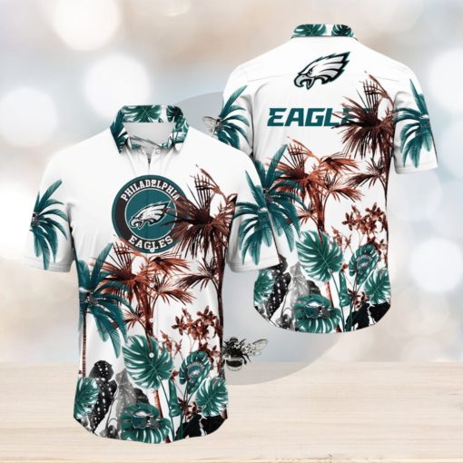 NFL Philadelphia Eagles Hawaii Shirt Palm Tree Aloha Shirt For Fans