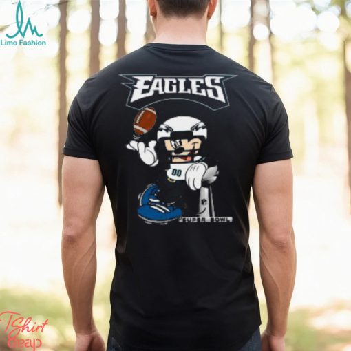 NFL Philadelphia Eagles Mickey Mouse Disney Super Bowl Football T Shirt