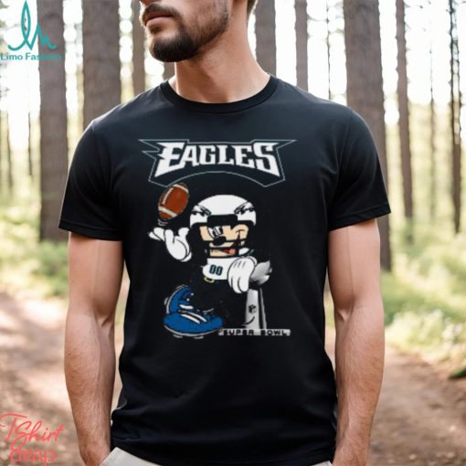 NFL Philadelphia Eagles Mickey Mouse Disney Super Bowl Football T Shirt