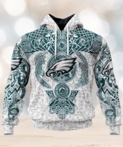 NFL Philadelphia Eagles Norse Viking Symbols 3D Hoodie