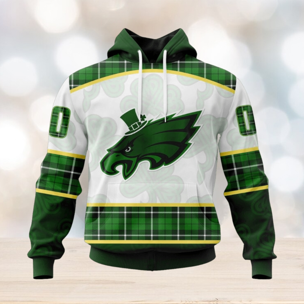 NFL Philadelphia Eagles Special Design For St. Patrick Day Hoodie NFL Philadelphia Eagles Special Design For St. Patrick Day Hoodie