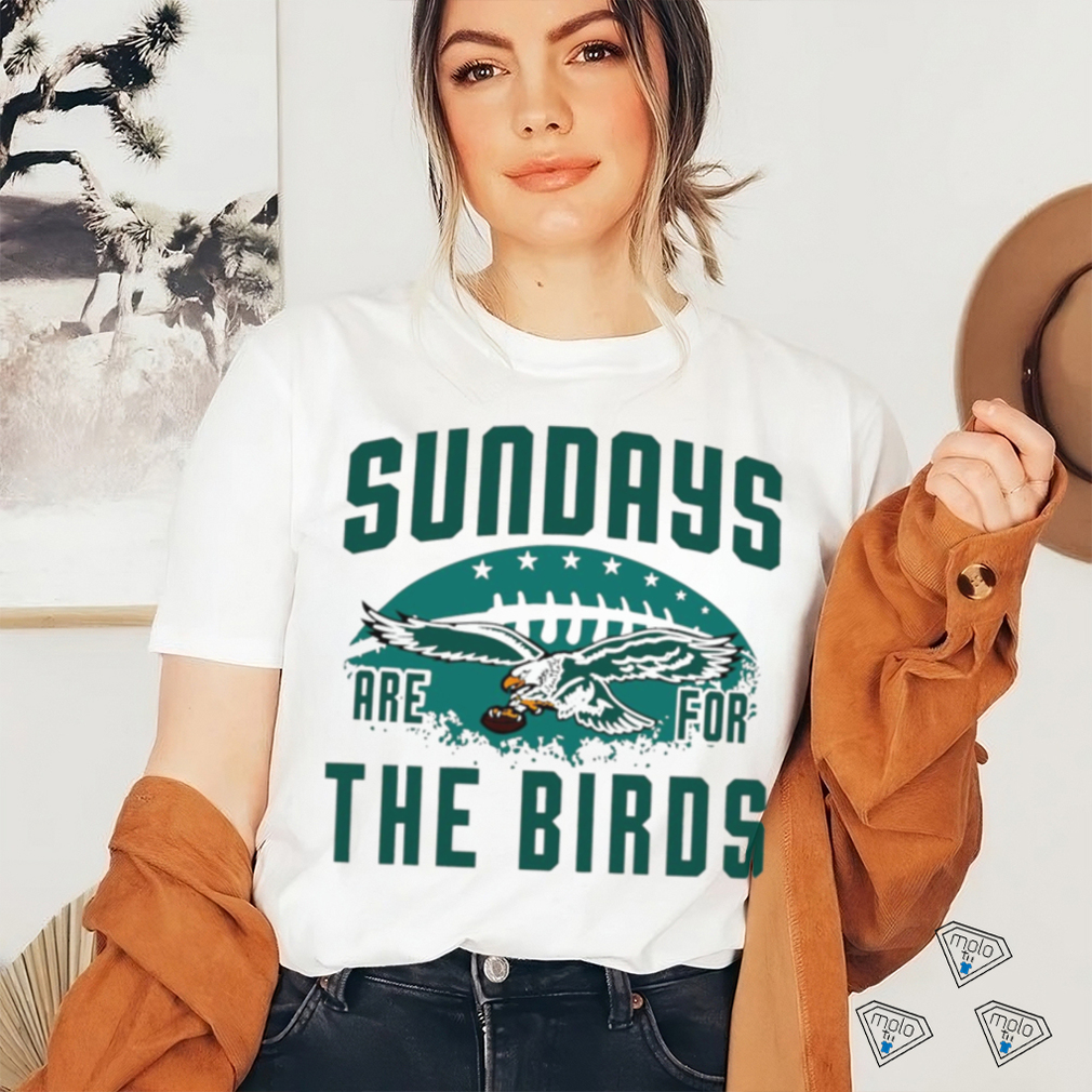 NFL Philadelphia Eagles football sundays are for the birds logo shirt NFL Philadelphia Eagles football sundays are for the birds logo shirt