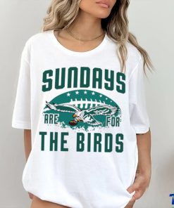 NFL Philadelphia Eagles football sundays are for the birds logo shirt