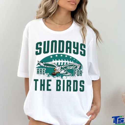 NFL Philadelphia Eagles football sundays are for the birds logo shirt