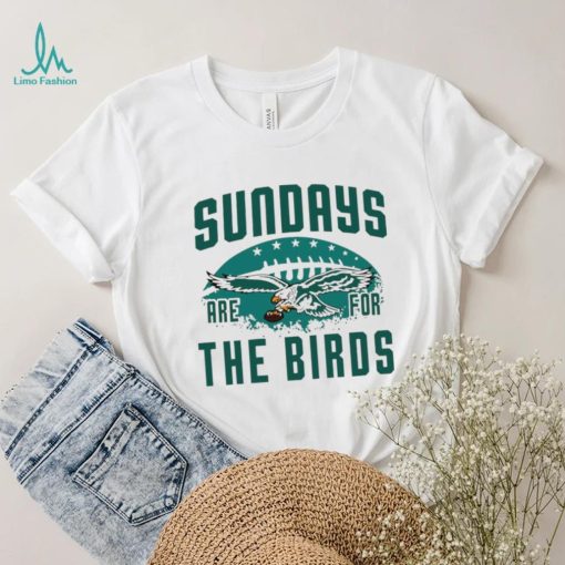 NFL Philadelphia Eagles football sundays are for the birds logo shirt