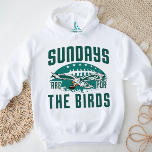 NFL Philadelphia Eagles football sundays are for the birds logo shirt