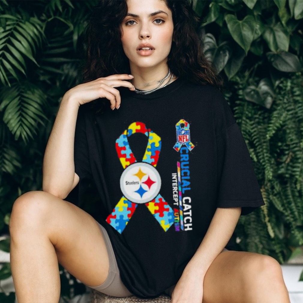 NFL Pittsburgh Steelers Crucial Catch Intercept Autism Shirt NFL Pittsburgh Steelers Crucial Catch Intercept Autism Shirt