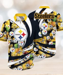 NFL Pittsburgh Steelers Hawaii Shirt Flower Classic Hawaiian Prints