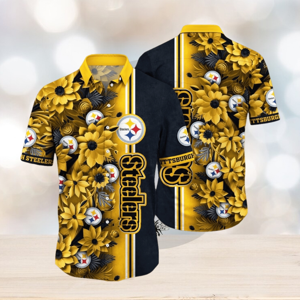 NFL Pittsburgh Steelers Hawaii Shirt Flower Tropical Vibes In Shirts NFL Pittsburgh Steelers Hawaii Shirt Flower Tropical Vibes In Shirts