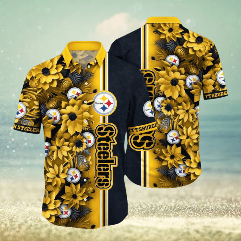 NFL Pittsburgh Steelers Hawaii Shirt Flower Tropical Vibes In Shirts NFL Pittsburgh Steelers Hawaii Shirt Flower Tropical Vibes In Shirts