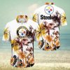 NFL Baltimore Ravens Hawaii Shirt Flamingo And Flower Funny Aloha Shirt