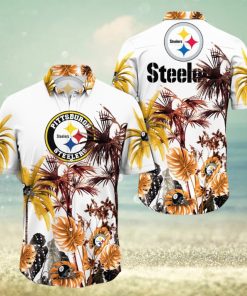 NFL Pittsburgh Steelers Hawaii Shirt Palm Tree Aloha Shirt For Fans