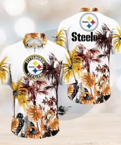 NFL Pittsburgh Steelers Hawaii Shirt Palm Tree Aloha Shirt For Fans