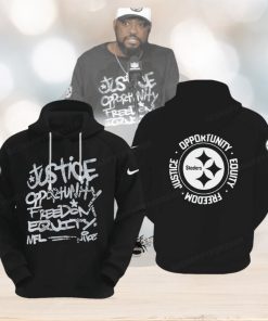 NFL Pittsburgh Steelers Justice Opportunity Equity Freedom Hoodie