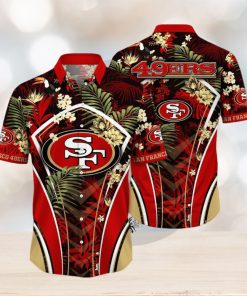 NFL San Francisco 49ers Hawaii Shirt Flower Vibrant Beachy Shirts