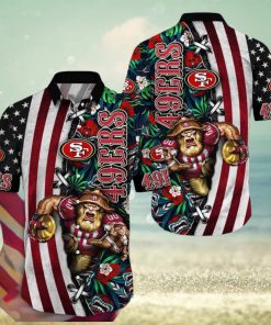 NFL San Francisco 49ers Hawaii Shirt Mascot Aloha Summer Shirt