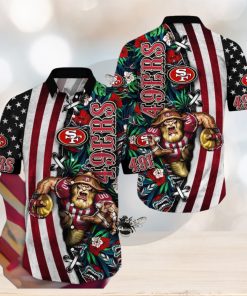 NFL San Francisco 49ers Hawaii Shirt Mascot Aloha Summer Shirt